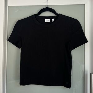 Sunday Best Aritzia Black Short Sleeve Tee